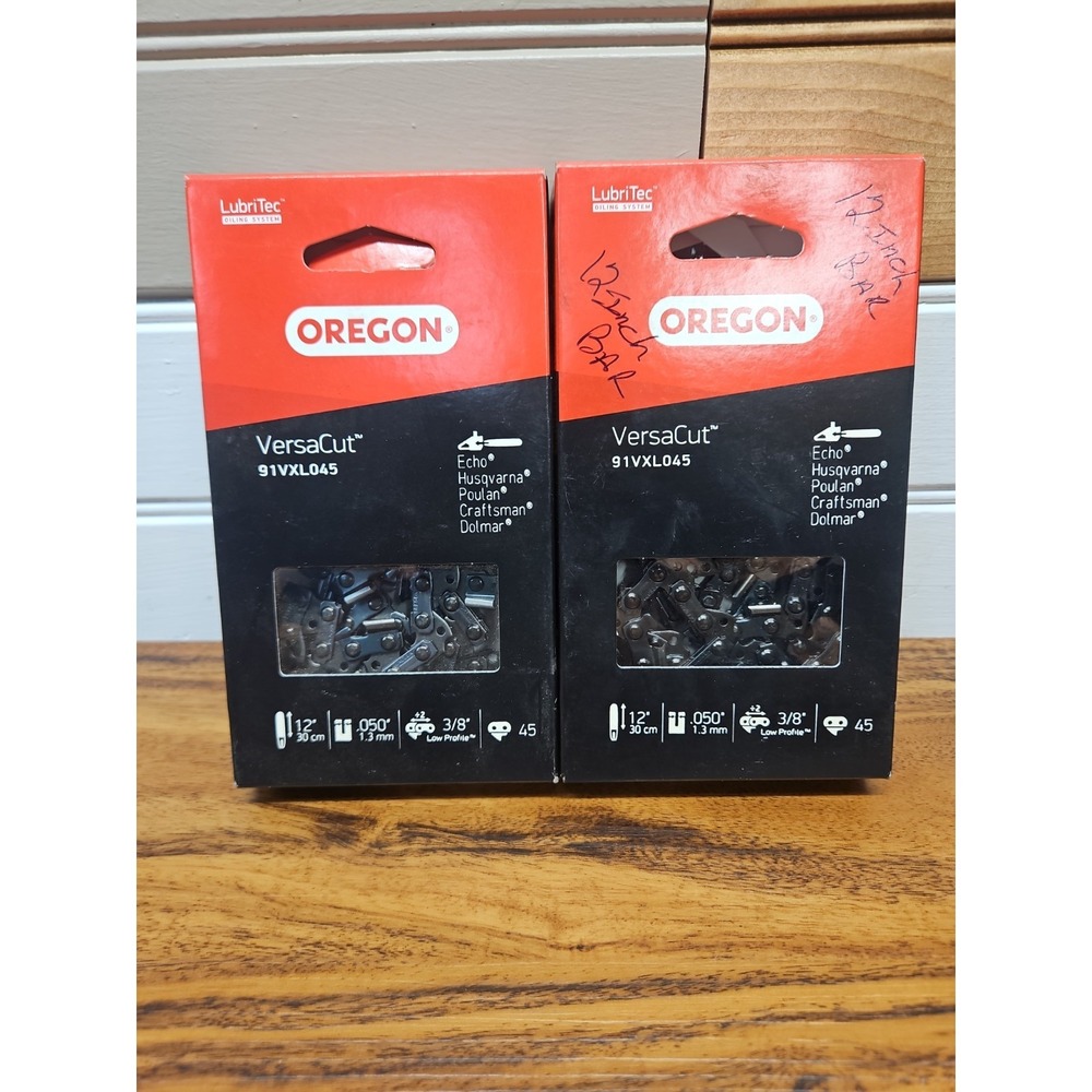 2 Oregon 91VXL045G VersaCut 3/8"Low Profile Saw Chain .050" Gauge 45 Drive Links